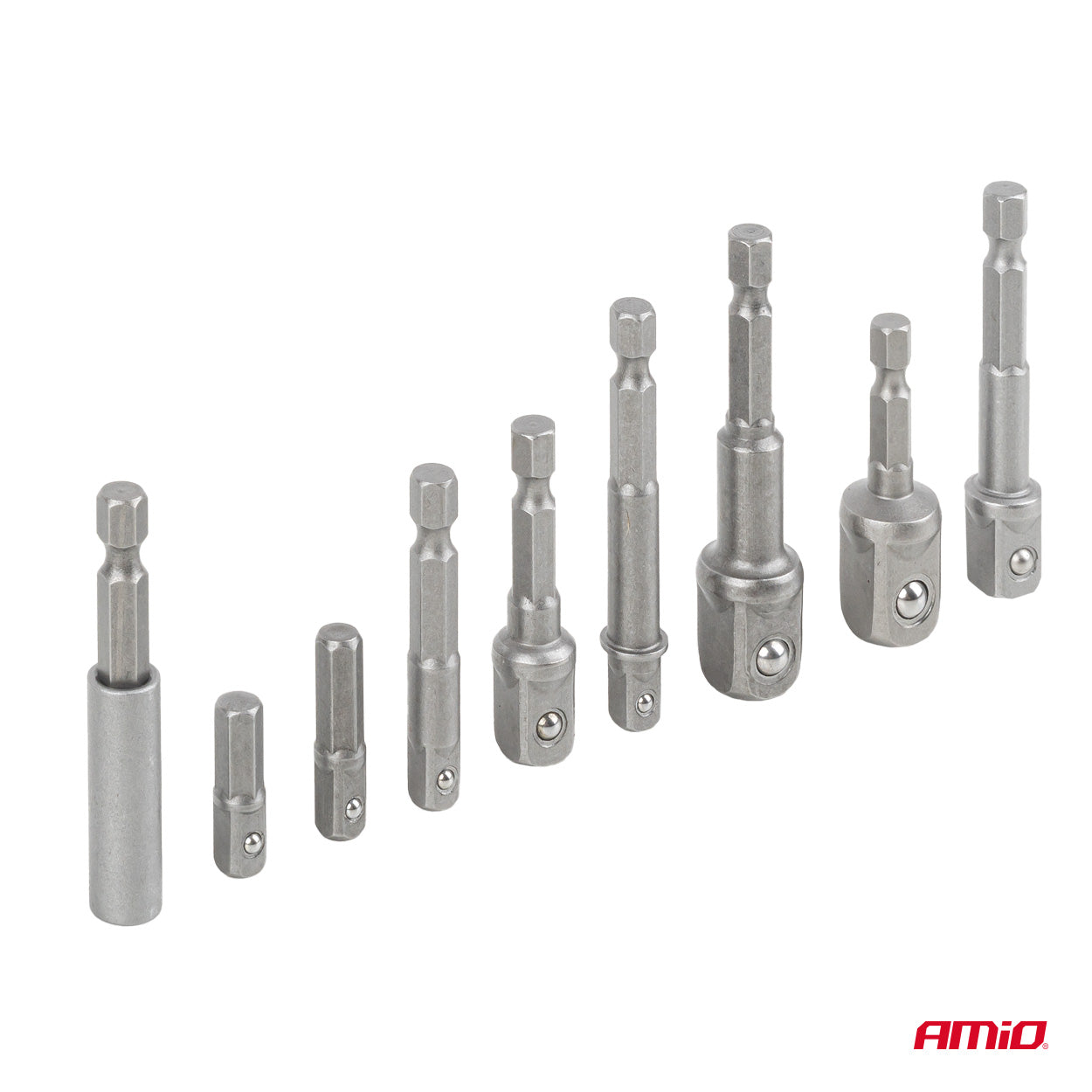 Adaptadores para llaves de vaso con fijación HEX de 1/4