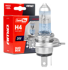 Bombillas halógenas H4 24 V 75/70 W LumiTec LIMITED +120% DUO