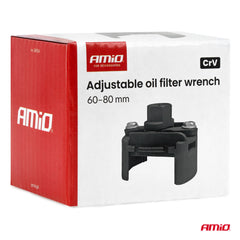 Llave para filtro de aceite CrV para filtros con un diámetro de 60-80 mm