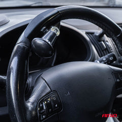 Pomo giratorio negro para volante