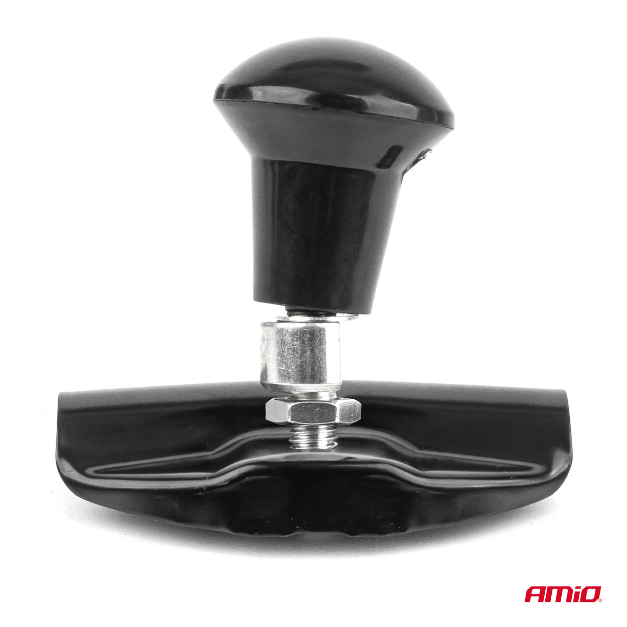 Pomo ergonómico negro para volante