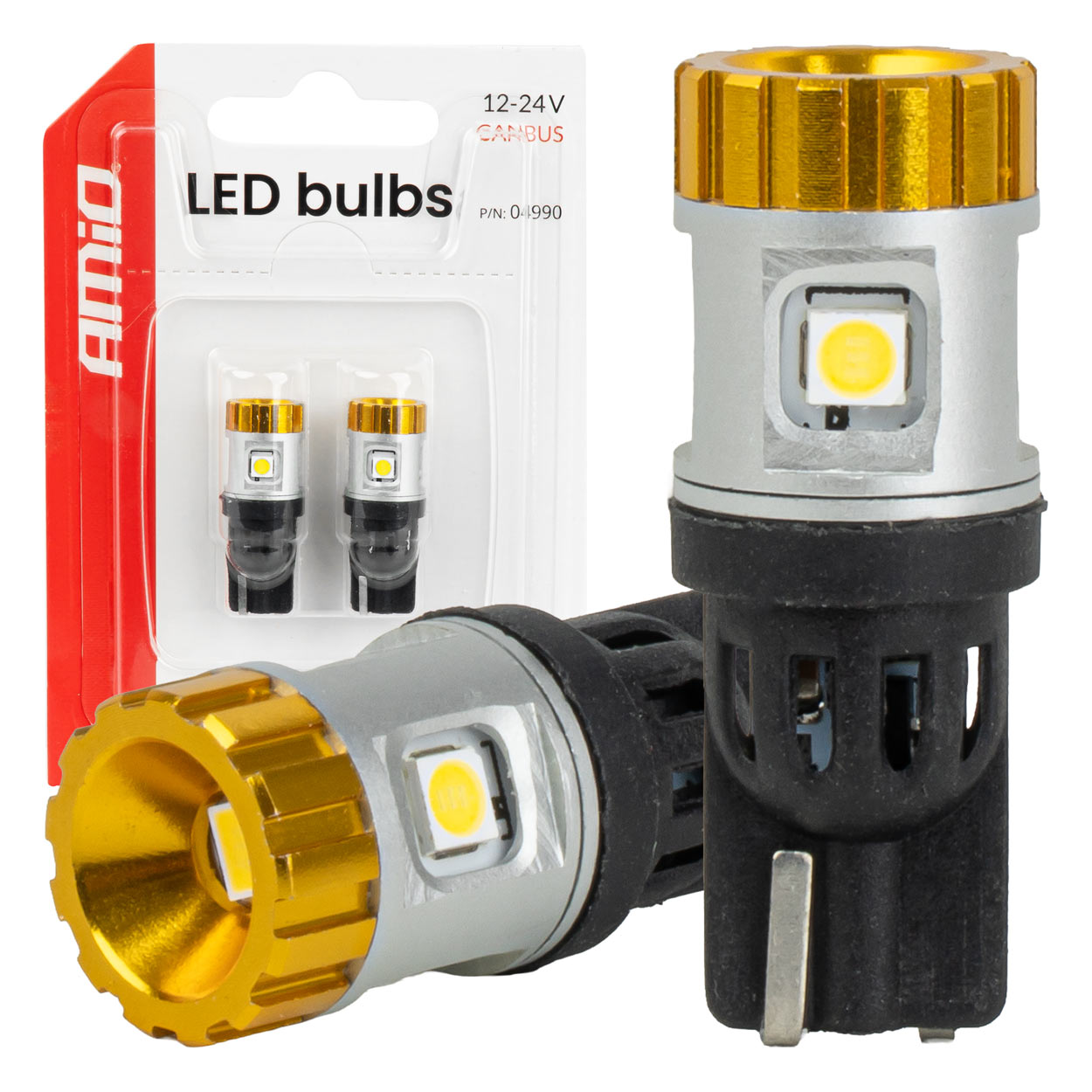 Bombilla LED T10 con CANBUS y luz blanca