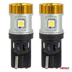 Bombilla LED T10 con 4 LED SMD 3030 y 1 LED SMD 3020