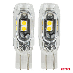 Bombilla LED T10 con luz blanca para sistemas eléctricos de 12V