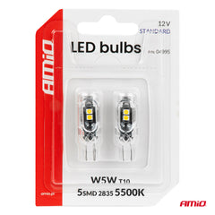 Bombilla LED con estándar T10 para luz de posición e iluminación interior