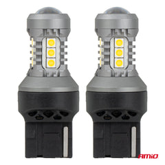 Bombilla LED 7440 W21W para iluminación de vehículos de 12/24 V