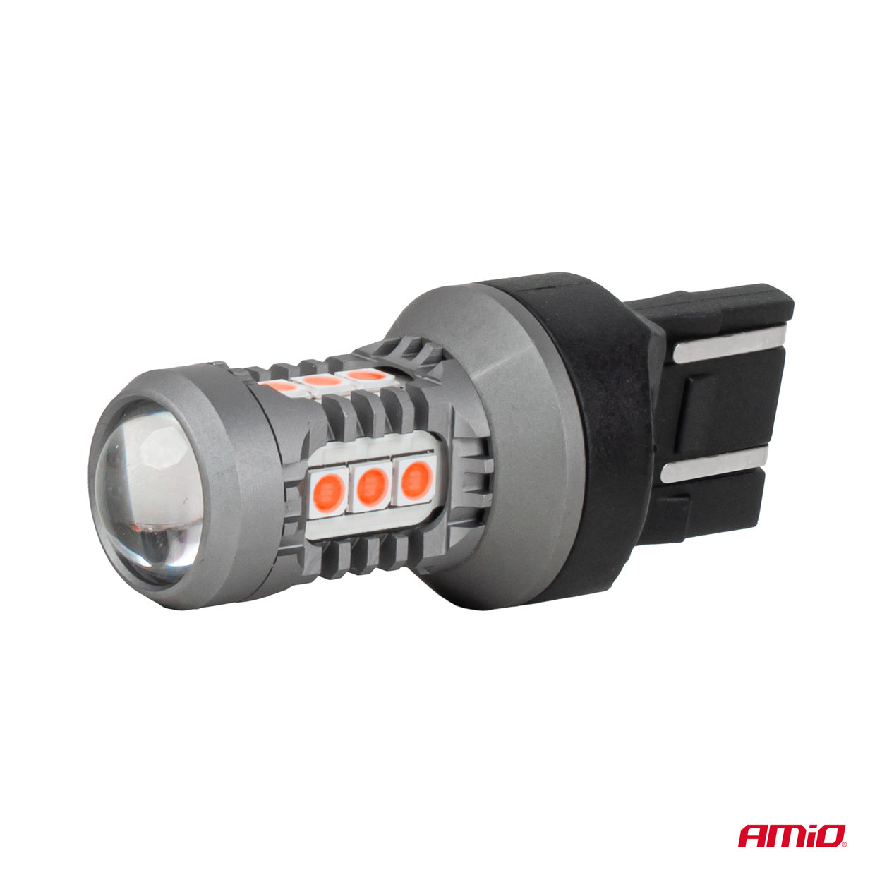 Bombilla LED roja 12/24 V con casquillo 7443