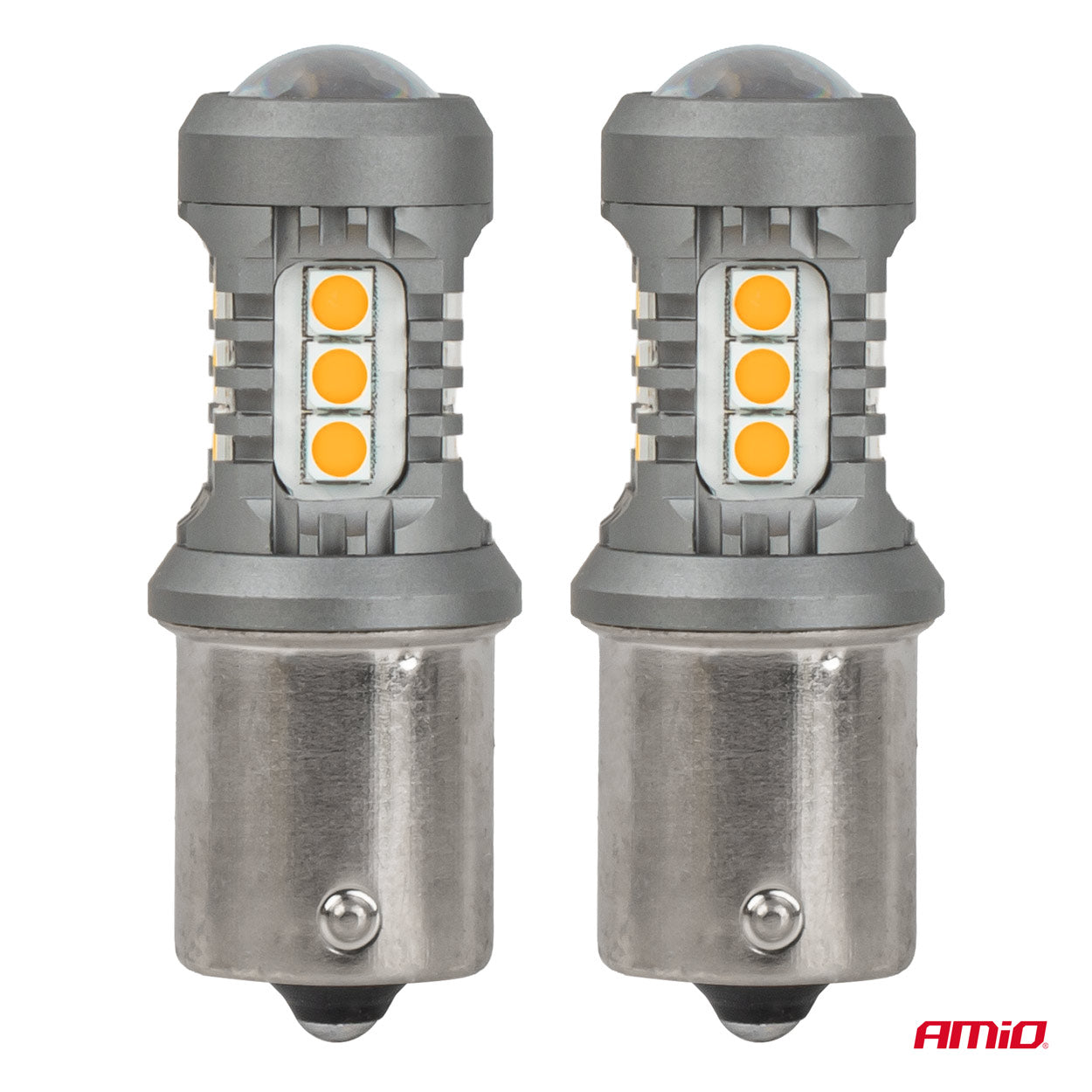Bombilla LED BAU15S/PY21W con 15 LED SMD 3030