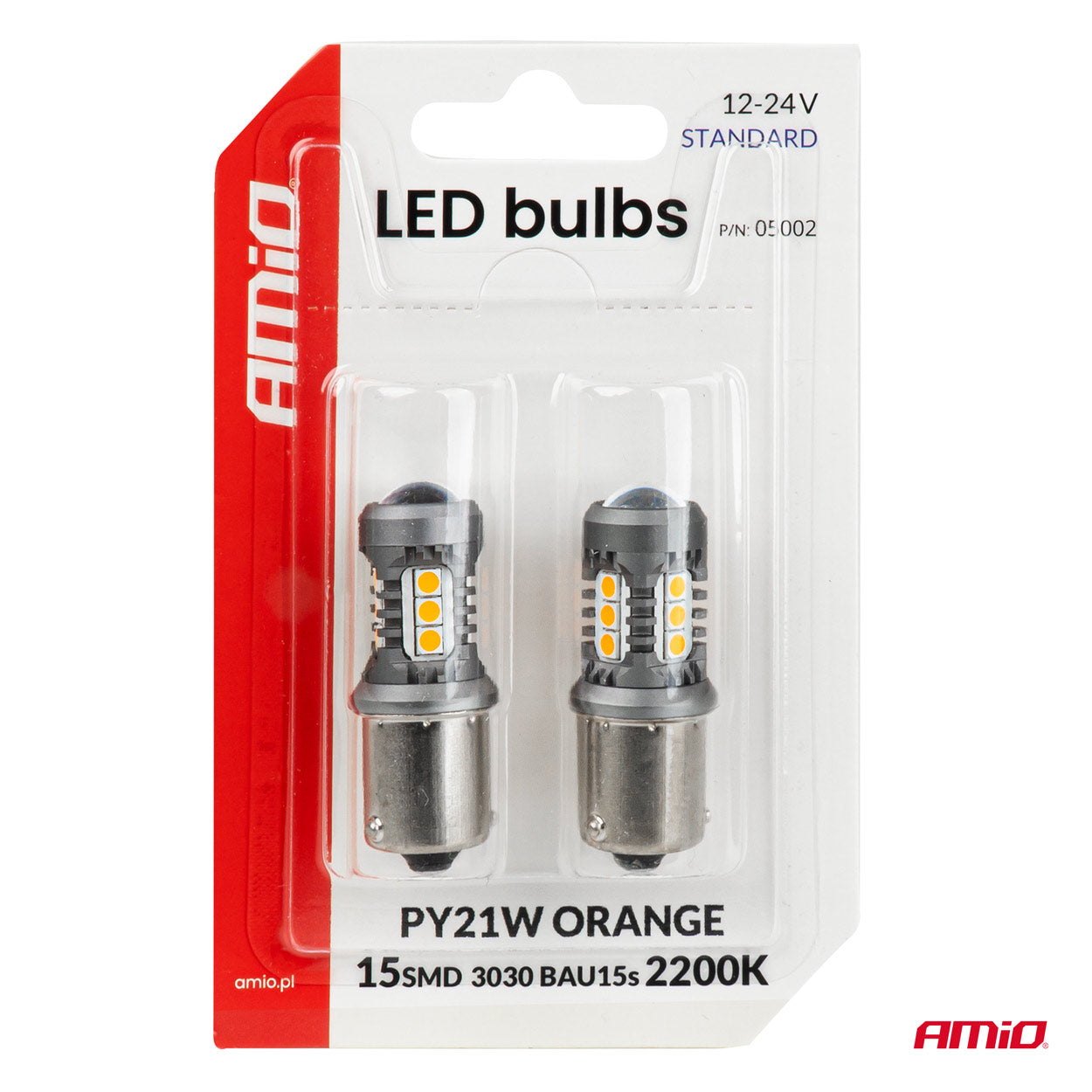 Bombilla LED para intermitente con casquillo BAU15S/PY21W