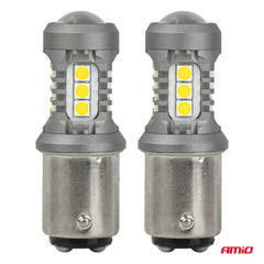 Bombilla LED con casquillo BAY15D y luz blanca