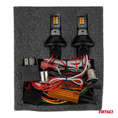 Luces diurnas LED 1156 con función de intermitente
