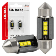 Bombilla LED CANBUS de 31 mm con 3 LED SMD 2525