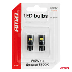 Bombilla LED T10 para sistemas de 12/24 V