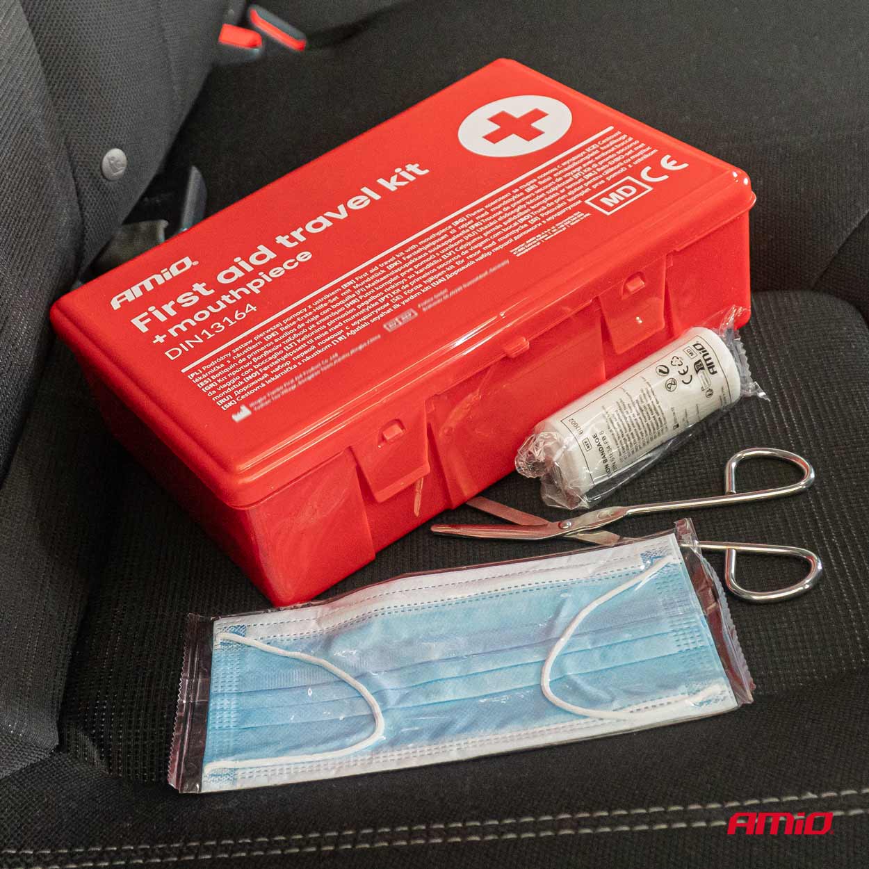 Contenido del botiquín de primeros auxilios para coche