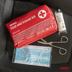 Botiquín de primeros auxilios con contenido para primeros auxilios prehospitalarios