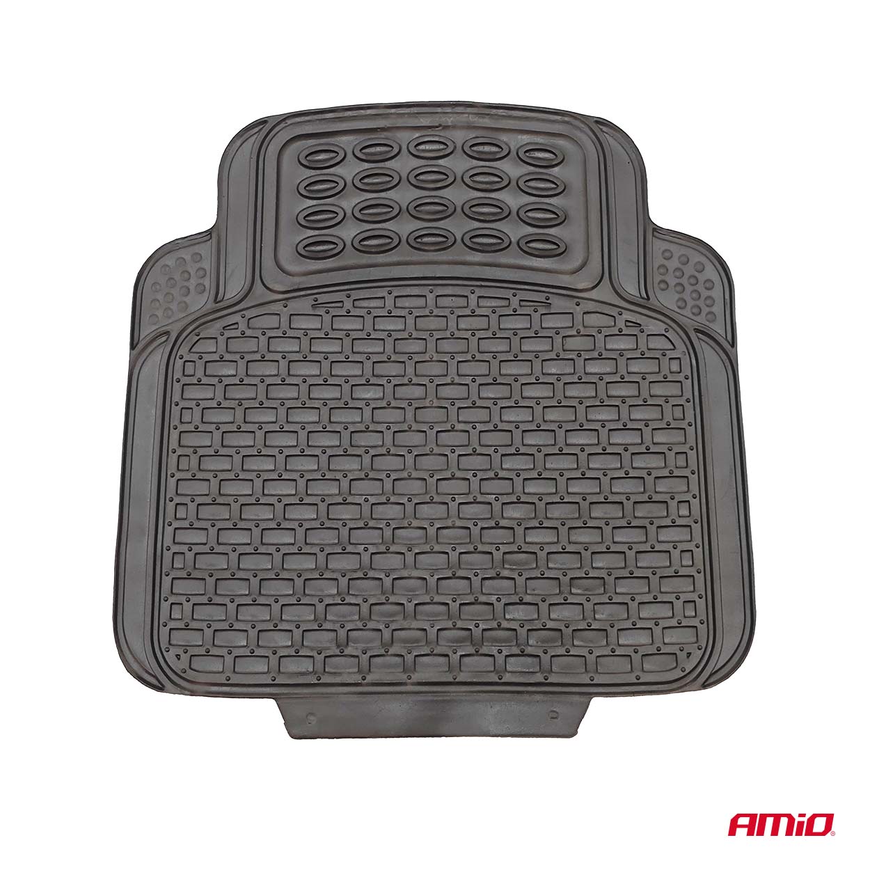 Alfombrilla de PVC negra para coche con forma universal