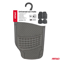 Alfombrillas universales para coche en PVC negro