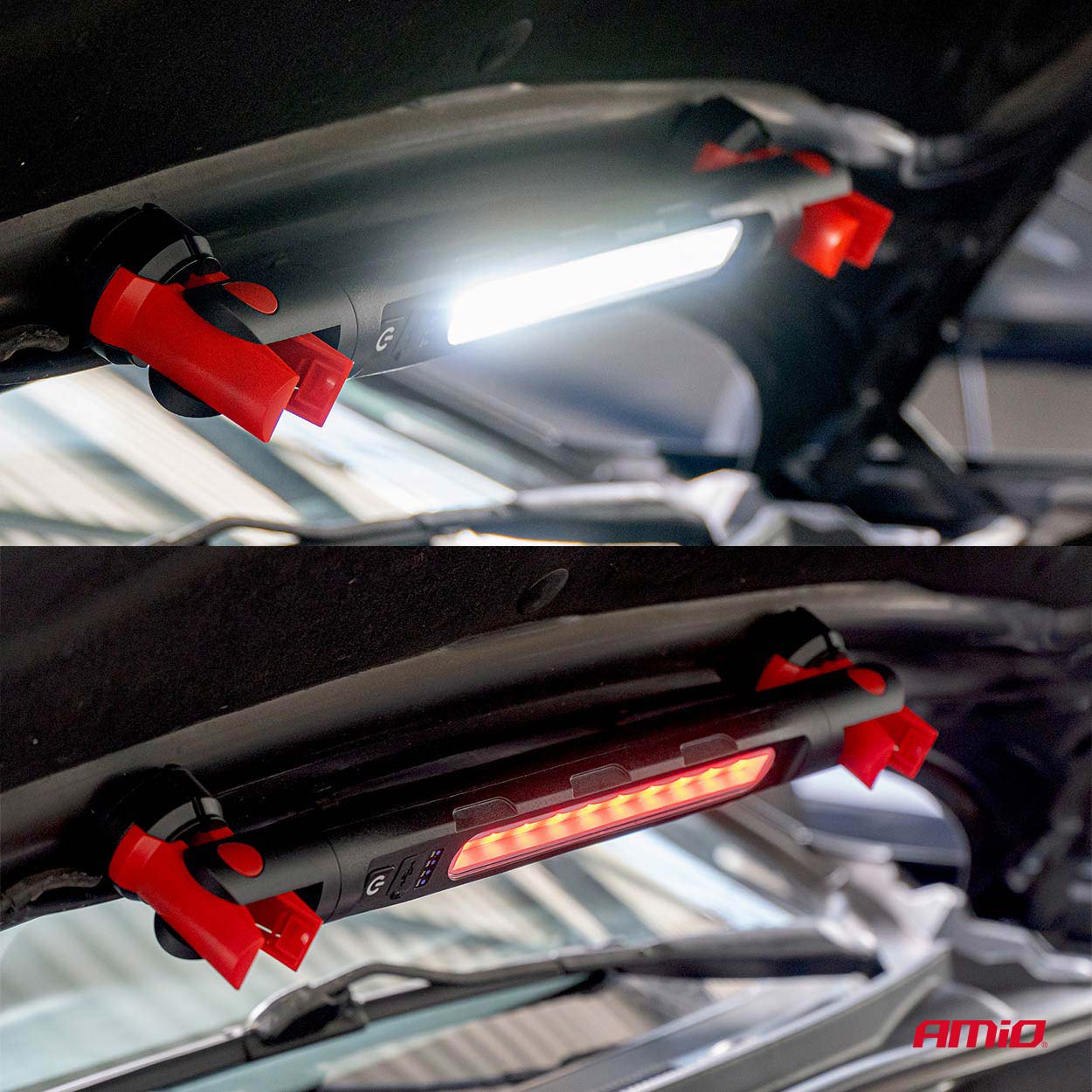 Lámpara de inspección LED con imán y clip