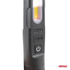 Lámpara de inspección LED con imán y clip