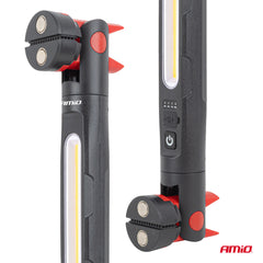 Lámpara de inspección LED con imán y clip