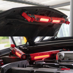Lámpara de inspección LED plegable con pinza