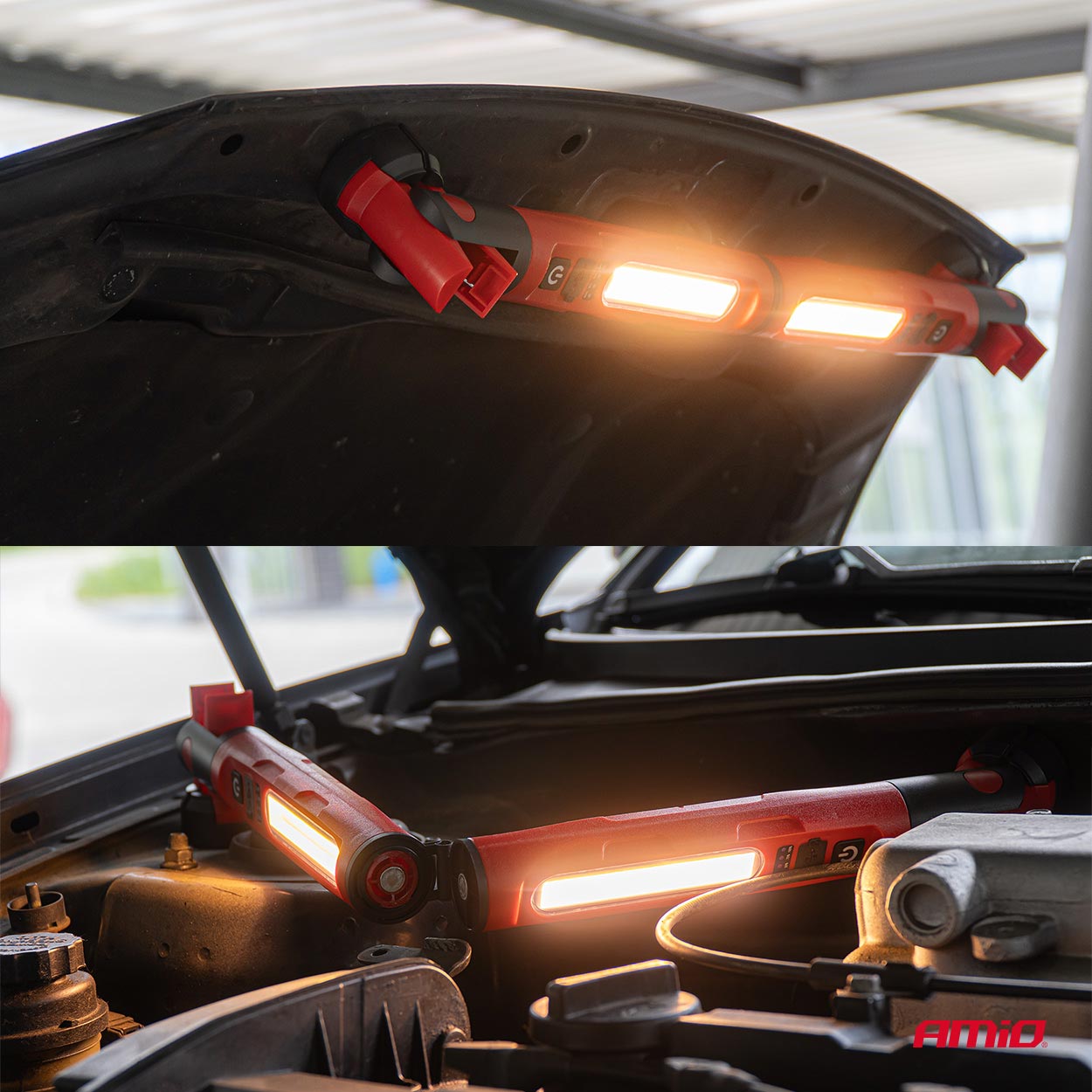 Lámpara de inspección LED con diseño plegable