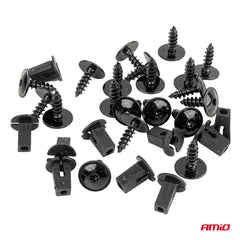 Juego de clips de expansión y tornillos para la fijación de piezas del coche