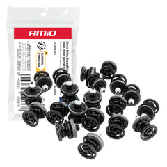 Juego de clips para revestimiento de coche de 30,5 mm con 20 clips de plástico