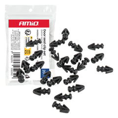 Clips de carrocería para paneles y molduras de puerta, 14/8 mm, 20 unidades.