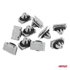 Clips de 11 mm para umbral de puerta con junta de goma.