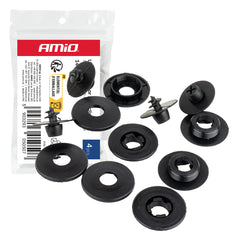 Clips universales para alfombrillas 14 mm, 4 uds.