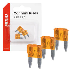 Fusibles MINI para coche de 5 A, 3 uds.