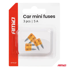 Fusibles MINI para coche de 5 A en blíster