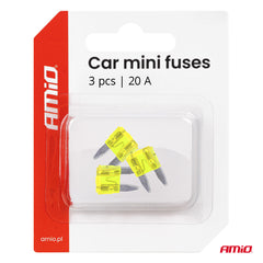 Juego de fusibles MINI para coche de 20A