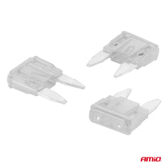 Blíster con 3 fusibles MINI para coche.