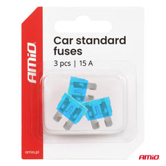 Fusibles de coche STANDARD 15A en blíster