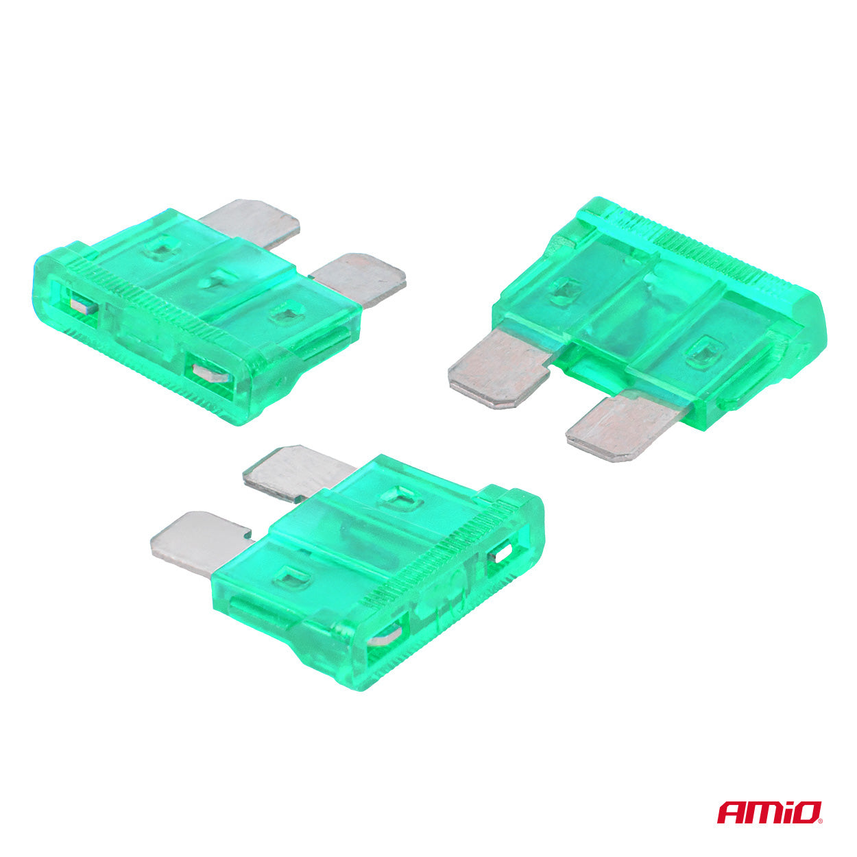 Tres fusibles STANDARD de 30A para coche