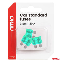 Fusibles de coche STANDARD de 30A en blíster