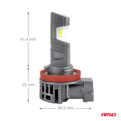 Bombillas LED H11 para faros con luz de 6000 K