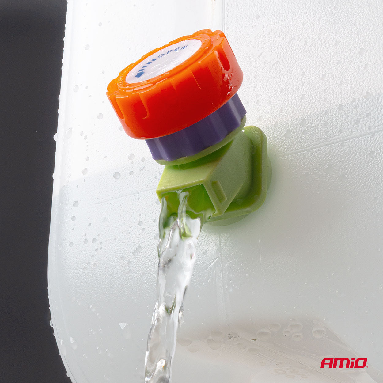 Bidón de agua de 10 litros con práctico grifo dispensador