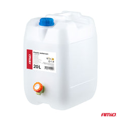 Bidón de agua de plástico HDPE blanco para almacenamiento de agua
