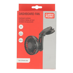 Ventilador Carpoint con ventosa para salpicadero, USB-A, Ø 10,5 cm, 5 V 