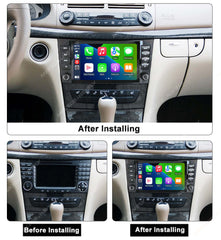 Mercedes-Benz W211 - Radio de 8" con Apple CarPlay y Android Auto