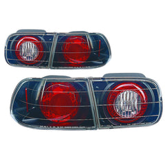 Pilotos traseros negros para Civic '92 2/4D