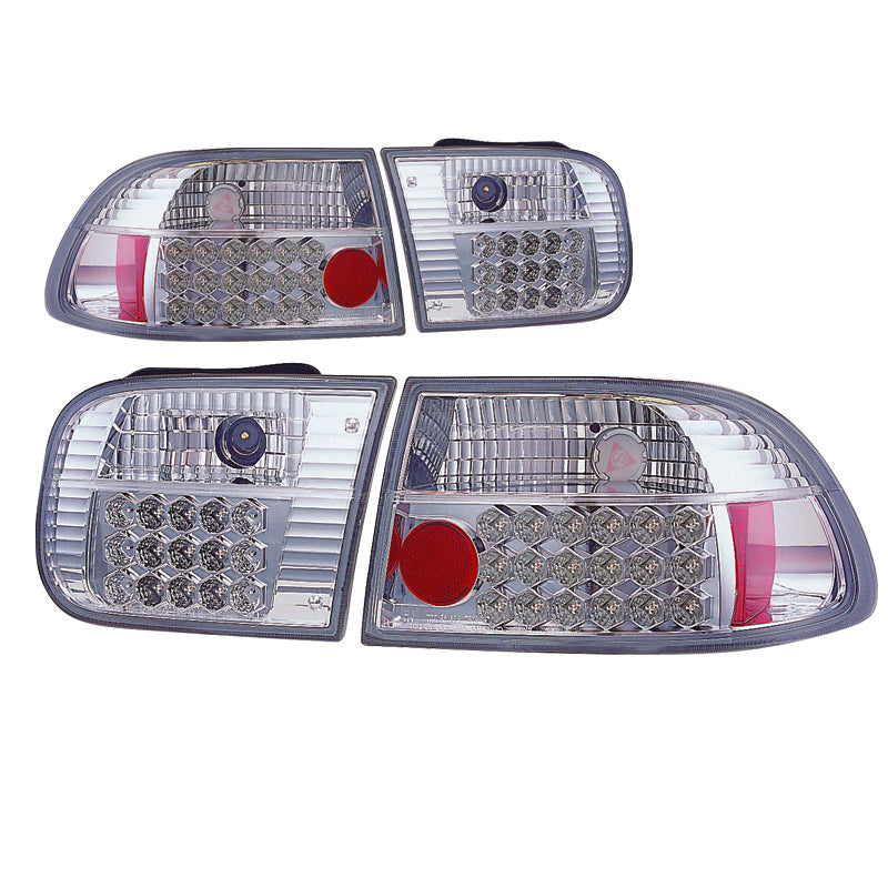 Pilotos traseros LED para Civic '92 3D