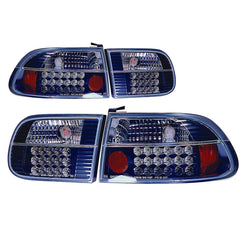 Pilotos traseros LED negros para Civic 1992 3 puertas