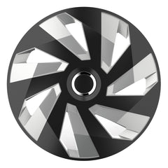 Tapacubos Vector negro y plata de 14 pulgadas