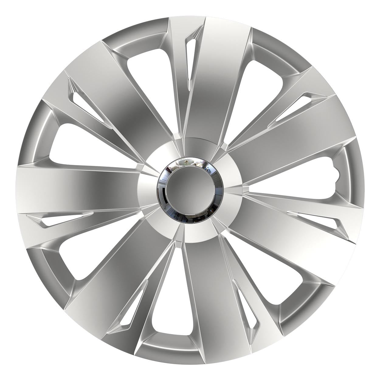 Tapacubos Energy RC plateado de 16 pulgadas