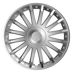 Tapacubos Versaco Crystal de 14 pulgadas en color plata