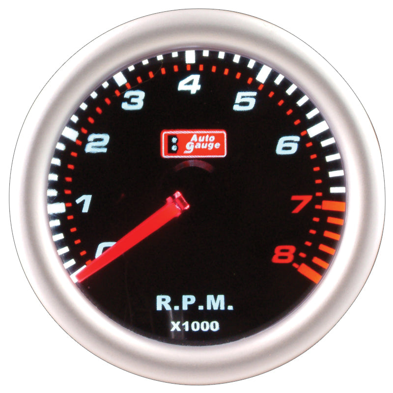 Tacómetro negro 2" Auto Gauge